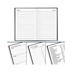 AT-A-GLANCE Fine Diary Pocket Hardcover 2025 Weekly and Monthly Diary, 2.75