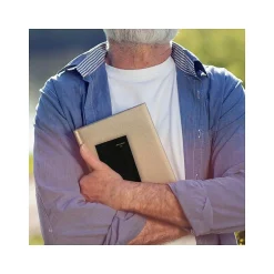 AT-A-GLANCE Fine Diary Pocket Hardcover 2025 Weekly and Monthly Diary, 2.75