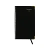 AT-A-GLANCE Fine Pocket Hardcover Diary, 3" x 5", Ruled, Black (70-1111-05-25) New