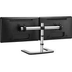 Atdec Adjustable Dual Monitor Desk Mount for Monitors Up to 26.5 lbs., Silver (VFS-DH)* Monitor Mounts & Stands