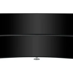 Atdec Adjustable Dual Stack Heavy Monitor Desk Mount for Flat/Curved Monitors up to 49