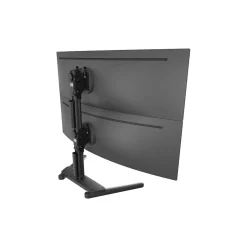 Atdec Adjustable Heavy Duty Dual Vertical Monitor Mount for Monitors Up to 55", Black (AWMS-2-BT75-FS-B)* Monitor Mounts & Stands