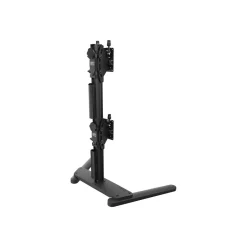 Atdec Adjustable Heavy Duty Dual Vertical Monitor Mount for Monitors Up to 55", Black (AWMS-2-BT75-FS-B)* Monitor Mounts & Stands