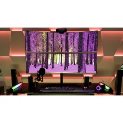 Atdec Adjustable Heavy-Duty Dual Vertical Monitor Mount, Up to 57