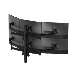 Atdec Adjustable Six-Arm Monitor Mount, Up to 24" Monitor, Black (AWMS-6-13717-H-B)* Ergonomic Monitor & Laptop Stands