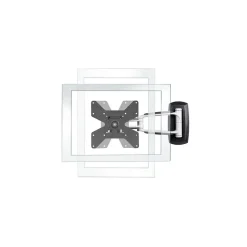 Atdec Adjustable Wall Mount for Monitors up to 55 lbs., Silver (TH-1040-VFM)* Monitor Mounts & Stands