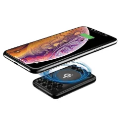 Lightning Cables<AT&T Portable Wireless Suction Power Bank, 5,000 mAh, Black (QPB5-BLK)