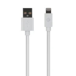 AT&T PVC Charge and Sync Lightning Cable, 10 ft., White, (PVLC10-WHT)