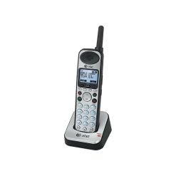 Office Phones & Conferencing<AT&T SynJ 4-Line Cordless Phone, Silver/Black (SB67108)