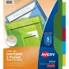 Avery Big Tab Insertable Plastic Dividers with 2 Pockets, 5 Tabs, Multicolor (11906) Best