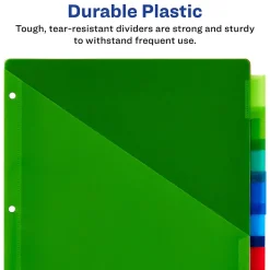 Avery Big Tab Insertable Plastic Divider, 8 Tabs, Multicolor, 1 Set (11903)