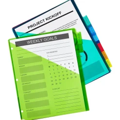 Avery Big Tab Insertable Plastic Divider, 8 Tabs, Multicolor, 1 Set (11903)