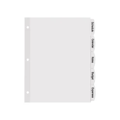 Avery Big Tab Printable Paper Dividers with White Labels, 5 Tabs, 20 Sets/Pack (11434) Online