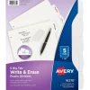 Avery Big Tab Write & Erase Plastic Dividers, 5 Tabs, White (16370) Best