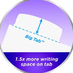 Avery Big Tab Write & Erase Plastic Dividers, 5 Tabs, White (16370) Best