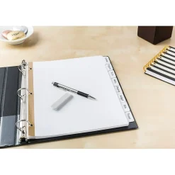 Avery Big Tab Write & Erase Paper Divider, 8 Tabs, White/Gold Reinforced, 1 Set (23078) Best