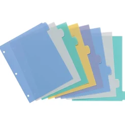 Avery Big Tab Write & Erase Plastic Divider, 8 Tabs, Multicolor, 1 Set (16171)