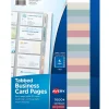 Avery Binder Pockets, 3-Hole Punched, Clear, 5/Pack (76004) Hot