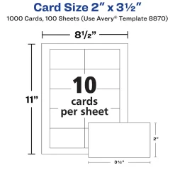 Best Clean Edge Business Cards, 2