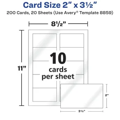 Best Clean Edge Business Cards, 2