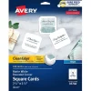 Online Clean EdgeBusiness Cards, 2.5" x 2.5", White, 9 Cards/Sheet, 180 Cards/Pack (35702) Business Cards