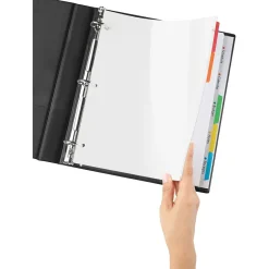 Avery Clear Easy View Plastic Dividers, 5 Tabs, Multicolor (16740) Online