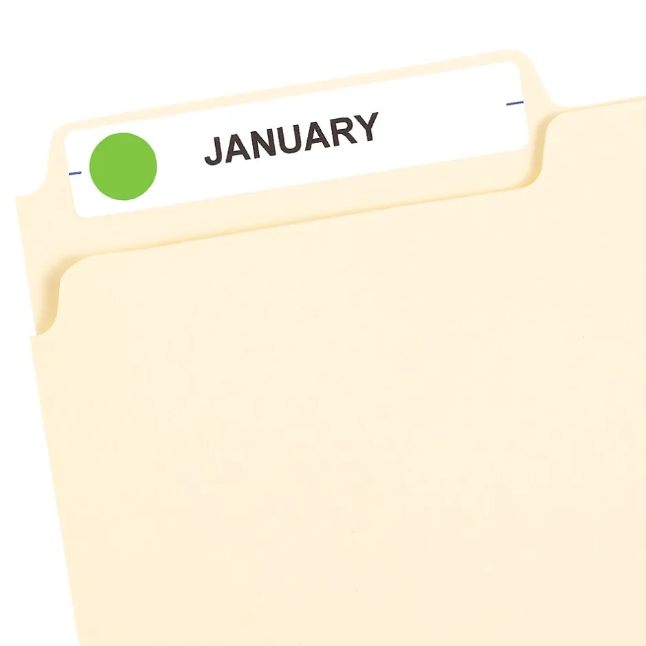 Avery Color-Coding Labels, 1/2 " Dia, Neon Green, Non-Printable, 840 Labels/Pack (5052) Hot