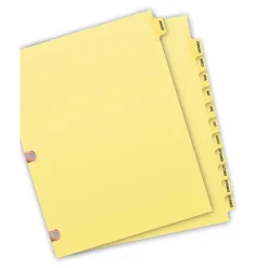 Avery Copper Reinforced Preprinted Dividers, 12-Tabs, Buff, Set (24286) Outlet