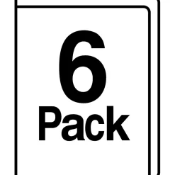 Avery Corner Lock Smooth Presentation Folder with Fasteners, Assorted, 6/Pack (72262)