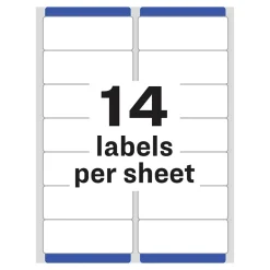 Avery Easy Peel Inkjet Address Labels, 1-1/3