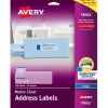 Avery Easy Peel Inkjet Address Labels, 1-1/3" x 4", Clear, 140 Labels/Pack (18662)* Address Labels