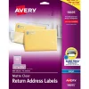 Avery Easy Peel Inkjet Return Address Labels, 2/3" x 1-3/4", Clear, 600 Labels/Pack (18695)* Shipping Labels