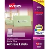 Avery Easy Peel Laser Address Labels, 1" x 4", Clear, 1,000 Labels/Box (5661) Clearance