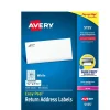 Avery Easy Peel Laser Return Address Labels, 2/3" x 1-3/4", Glossy White, 6,000 Labels/Pack (5155)* Address Labels