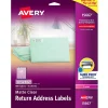 Avery Easy Peel Laser Return Address Labels, 2/3" x 1-3/4", Clear, 800 Labels/Pack (15667)* Address Labels