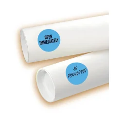 Avery Easy Peel Laser/Inkjet Color-Coding Labels, 1-1/4" Dia, Light Blue, 400 Labels/Pack (5496) Outlet