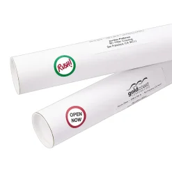 Avery Easy Peel Laser/Inkjet Color-Coding Labels, 4" x 6" Sheets, 1-1/4" Dia, Assorted Colors, 400 Labels/Pack (5407)