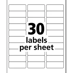 Avery EcoFriendly Laser/Inkjet Address Labels, 1