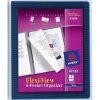 Avery Flexi-View 6-Pocket Presentation Folder, Navy Blue (47696) Discount