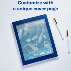 Avery Flexi-View 6-Pocket Presentation Folder, Navy Blue (47696) Discount