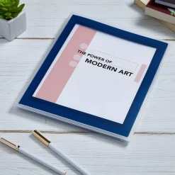 Avery Flexi-View 6-Pocket Presentation Folder, Navy Blue (47696) Discount