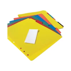 Avery Heavy-Duty Plastic Dividers with White Tab Labels, 5 Tabs, Multicolor (23080) Hot