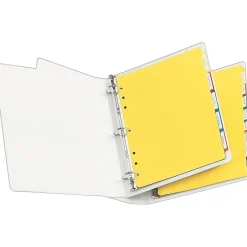 Avery Heavy-Duty Plastic Dividers with White Tab Labels, 5 Tabs, Multicolor (23080) Hot