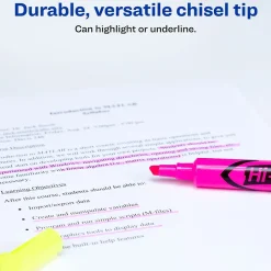 Avery Hi-Liter Desk Style Highlighters, Chisel Tip, Assorted, 24/Pack (98189) Hot