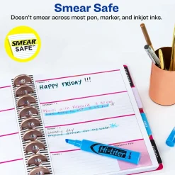 HI-LITER Avery Tank Highlighters, Chisel Tip, Blue, Dozen (07746) Online