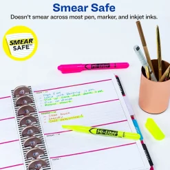 Avery Hi-Liter The Original Pen-Style Stick Highlighters, Chisel, Assorted, 24/Pack (29861)