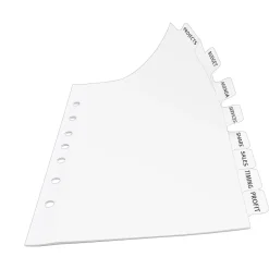 Avery Index Maker Mini Paper Dividers with Print & Apply Label Sheets, 8 Tabs, White (11427) Hot