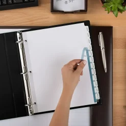 Avery Index Maker Paper Dividers with Print & Apply Label Sheets, 12 Tabs, White, 5 Sets/Pack (11429) Outlet