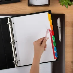 Avery Index Maker Paper Dividers with Print & Apply Label Sheets, 8 Tabs, Multicolor (11407) Online