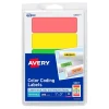 Avery Laser Color Coding Labels on 4" x 6" Sheets, 1" x 3", Assorted Colors, 200 Labels/Pack (5481) Online